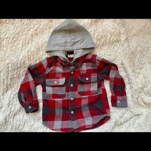 Tucker + Tate Toddler Hooded Flannel